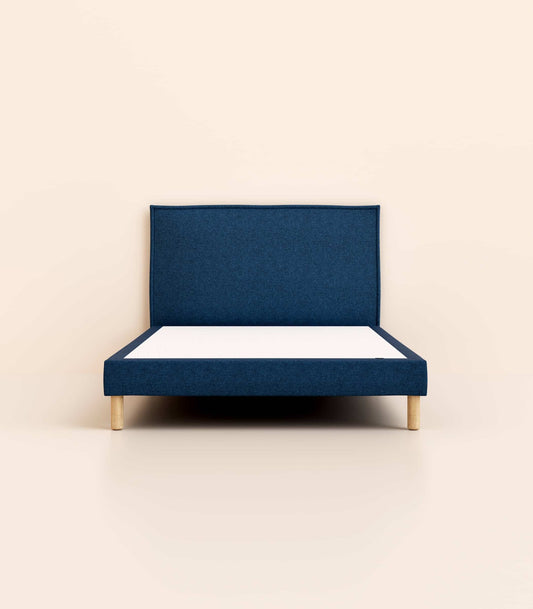 Lit tapissier – Bleu