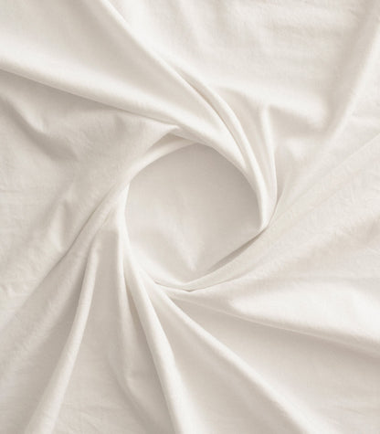 Taies d'oreiller en satin de coton Taies d'oreiller en satin de coton - Blanc grand frais