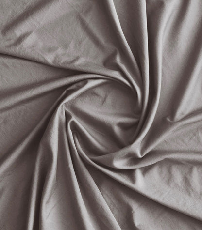 Taies d'oreiller en satin de coton Taies d'oreiller en satin de coton - Gris levant