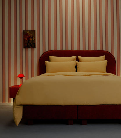 Housse de couette en percale de coton Housse de couette en percale de coton - Jaune beurre