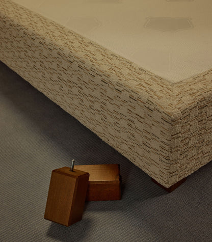 Sommier boxspring Sommier boxspring - Graphique bouclé