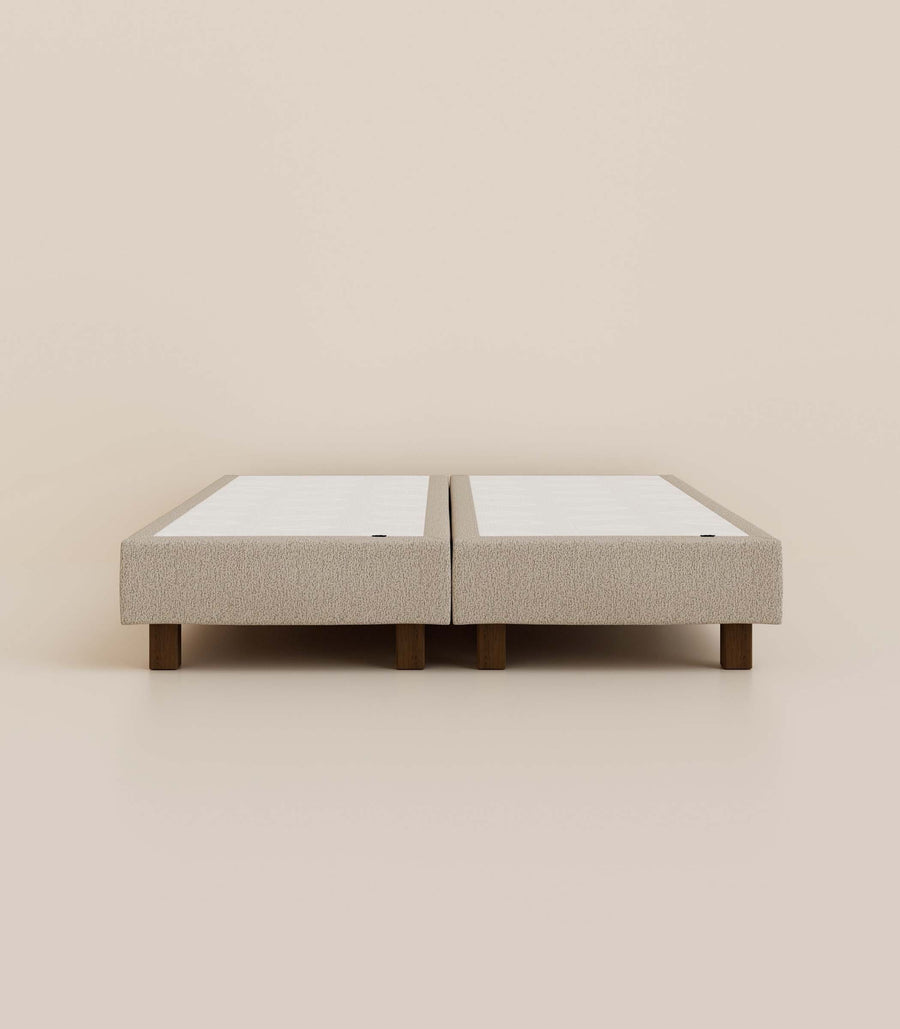 Sommier boxspring - Greige velouté