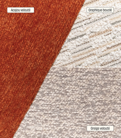 Sommier boxspring Sommier boxspring - Graphique bouclé